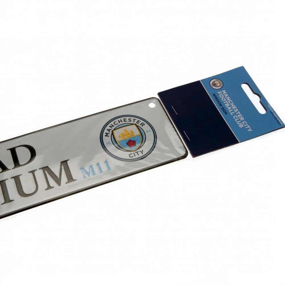 Manchester City F.C. Letrero oficial para ventana