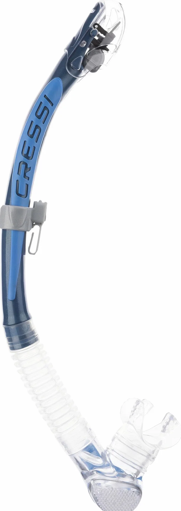 Cressi Alpha Ultra Dry Snorkel - Tubo Seco para Buceo, Apnea y Snorkel, Talla Única Unisex