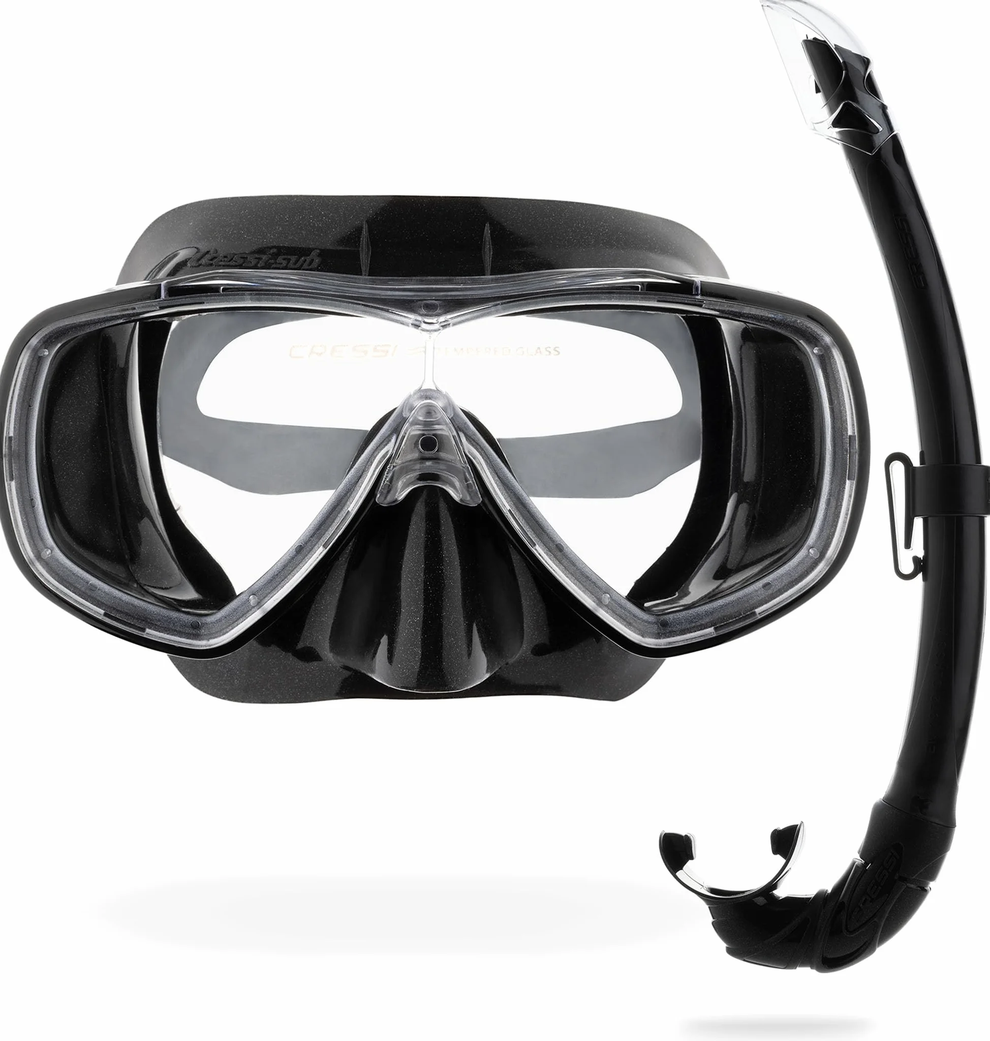 CRESSI Onda - Single Máscara Onda o Set Combinado Máscara Onda + Snorkel Mexico para Buceo y Snorkeling, Talla Única, Unisex