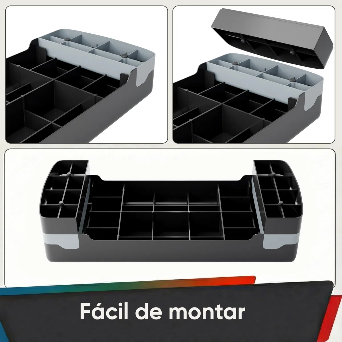 Ultasport Step de Aeróbic I Steps Fitness I Antideslizante, Ajustable en 2 Alturas I Stepper para Ejercicio en Casa, Stepboard, Stepbench 68 x 28 cm, Gris