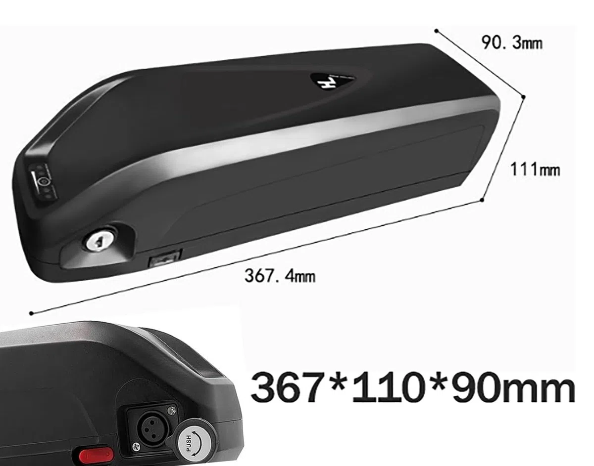 Batería de Bicicleta Eléctrica 48V 13Ah 15Ah 20Ah, E-Bike Bicicleta Eléctrica 48V 13Ah 15Ah 20Ah Batería De Alta Potencia Impermeable para 200W 500W 800W 1000W Motor 48V 20AH,5pin