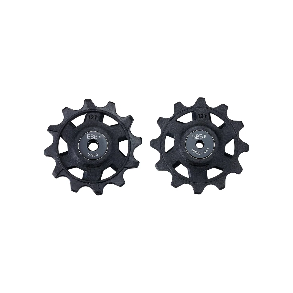 BBB Ruedas de polea de ciclismo RollerBoys 12T SR | Compatible con SRAM | Material compuesto de alto rendimiento | Grupos de 12 velocidades | Ruedas jockey de desviador duraderas y eficientes | BDP-10