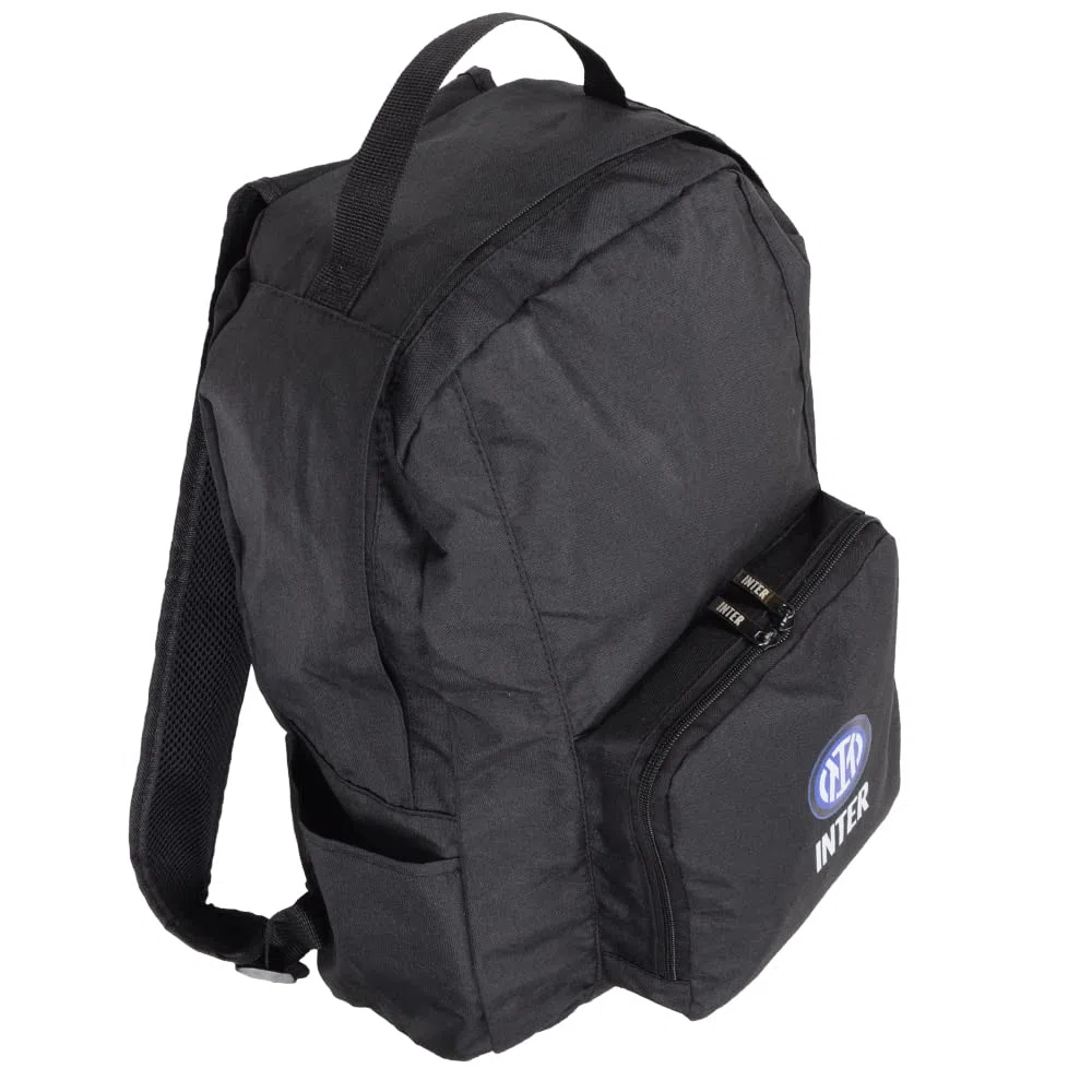 Inter 151853 Mochila Plegable Unisex Adulto, Negro, Free Size, Negro, Talla única