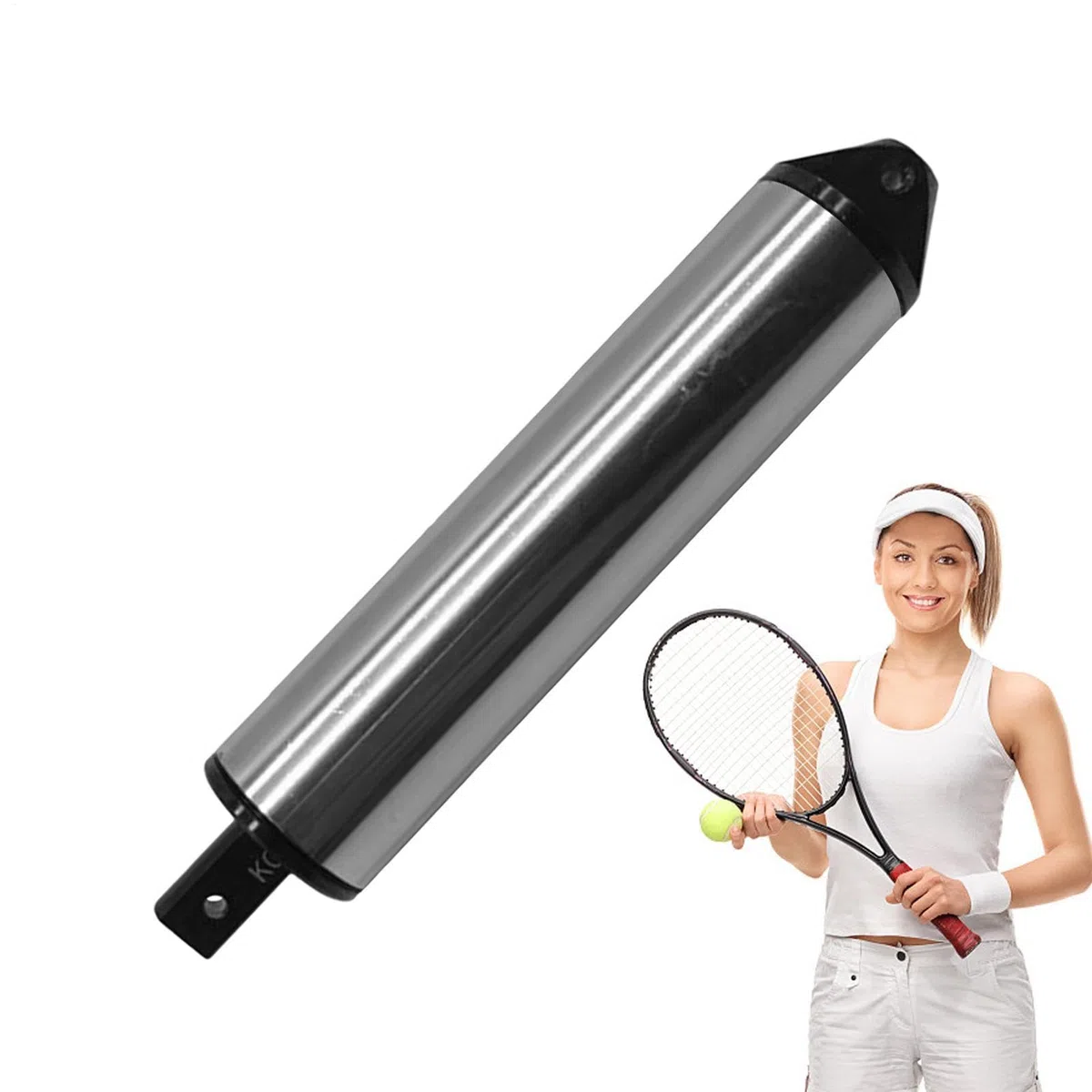 Calibrador de tensión de Raqueta de bádminton | de tensión de medidor de Hilo - Herramienta precisa para medir y Ajustar la tensión de la Raqueta de práctica de Tenis
