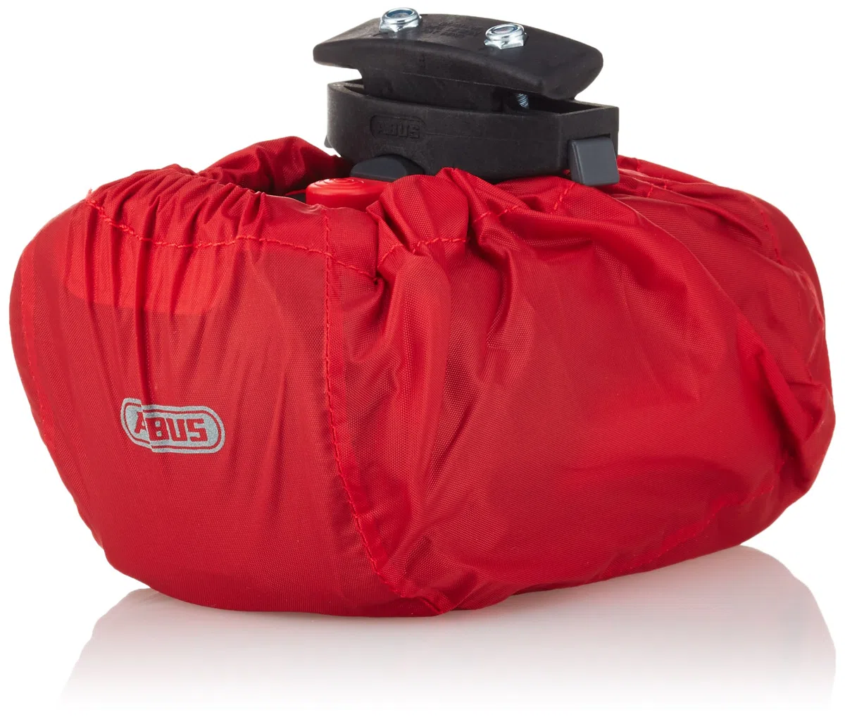 ABUS bolsa de sillín Oryde ST 2085 KF - Bolsa de bicicleta con cubierta para la lluvia - 145 mm x 75 mm - 0,7 litros de capacidad, negro