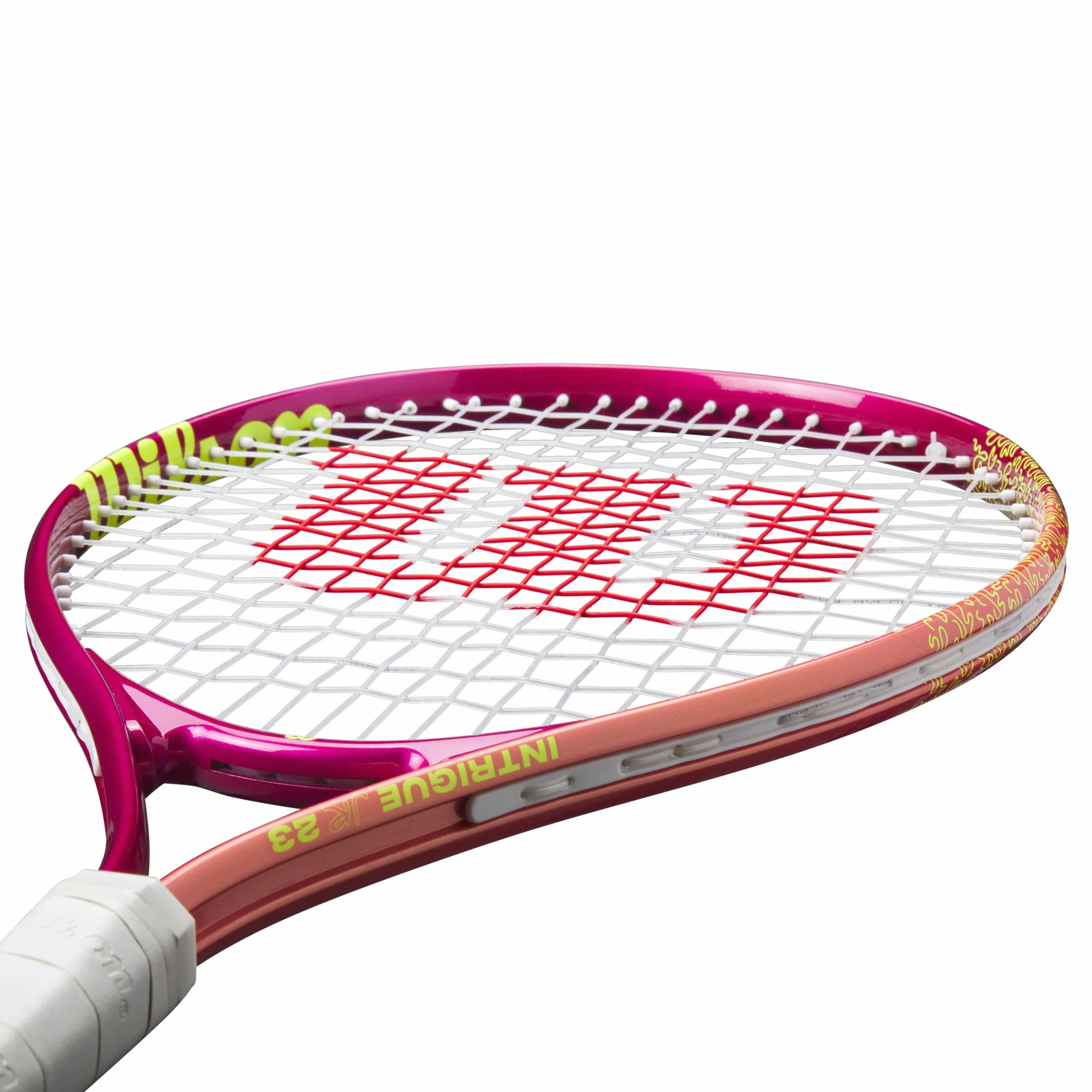 Wilson Intrigue Junior 23 Girls Incordata: Yes 205 g Tennis Rackets Rackets for Children Red - Yellow