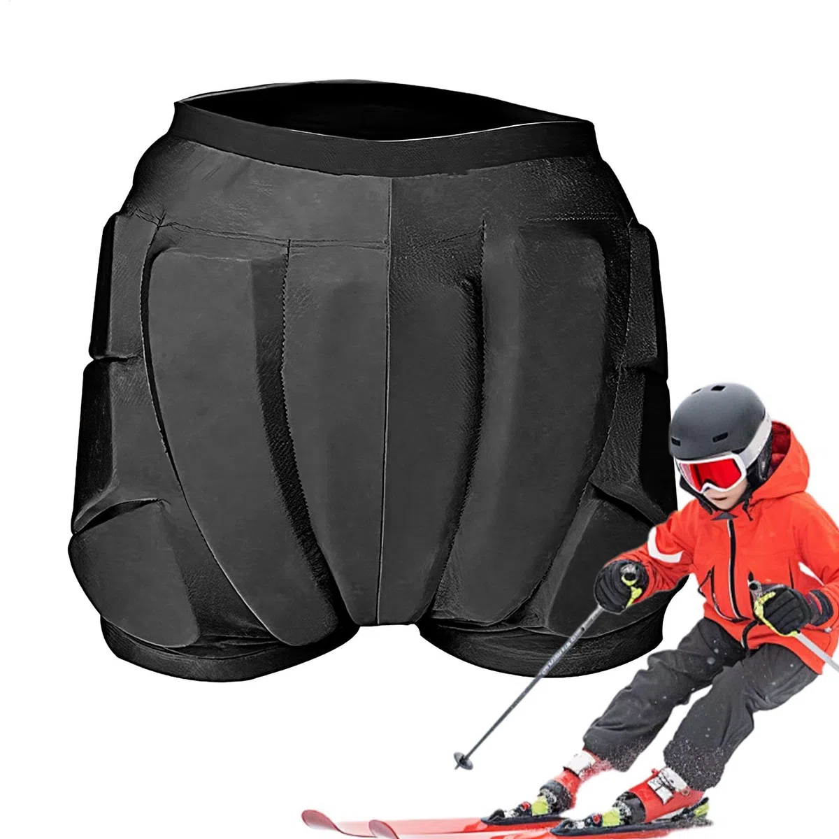 Hip Protection Pad | Protection Pads Shorts | Skating Protective Gear | Butt Protection Pads | Protection Shorts | Protective Padded Shorts Protective Gear for Ice Skating Roller Skating