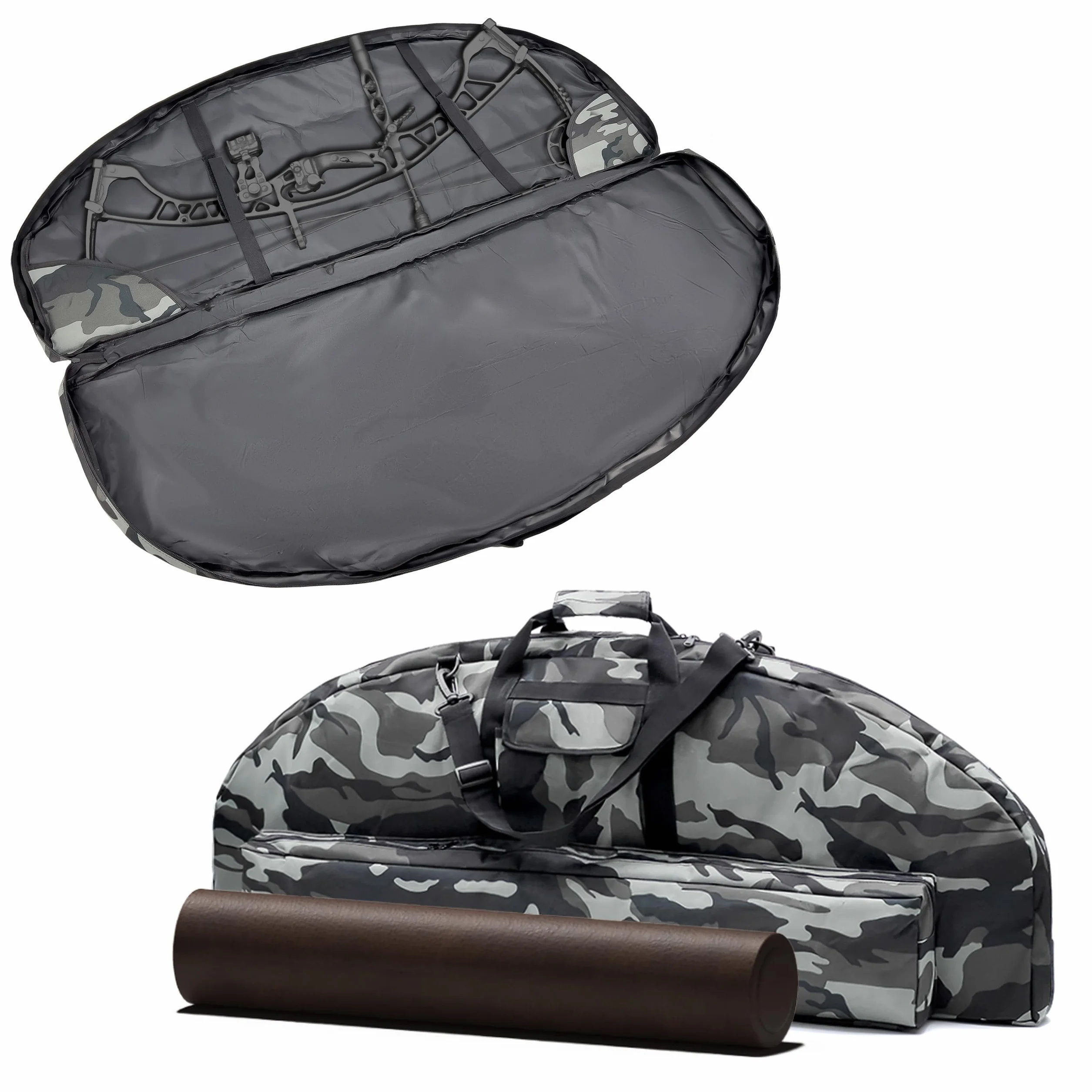 Alephnull Estuche para Arco Compuesto con Bolsillo para Flechas Bolsa para Arco Suave