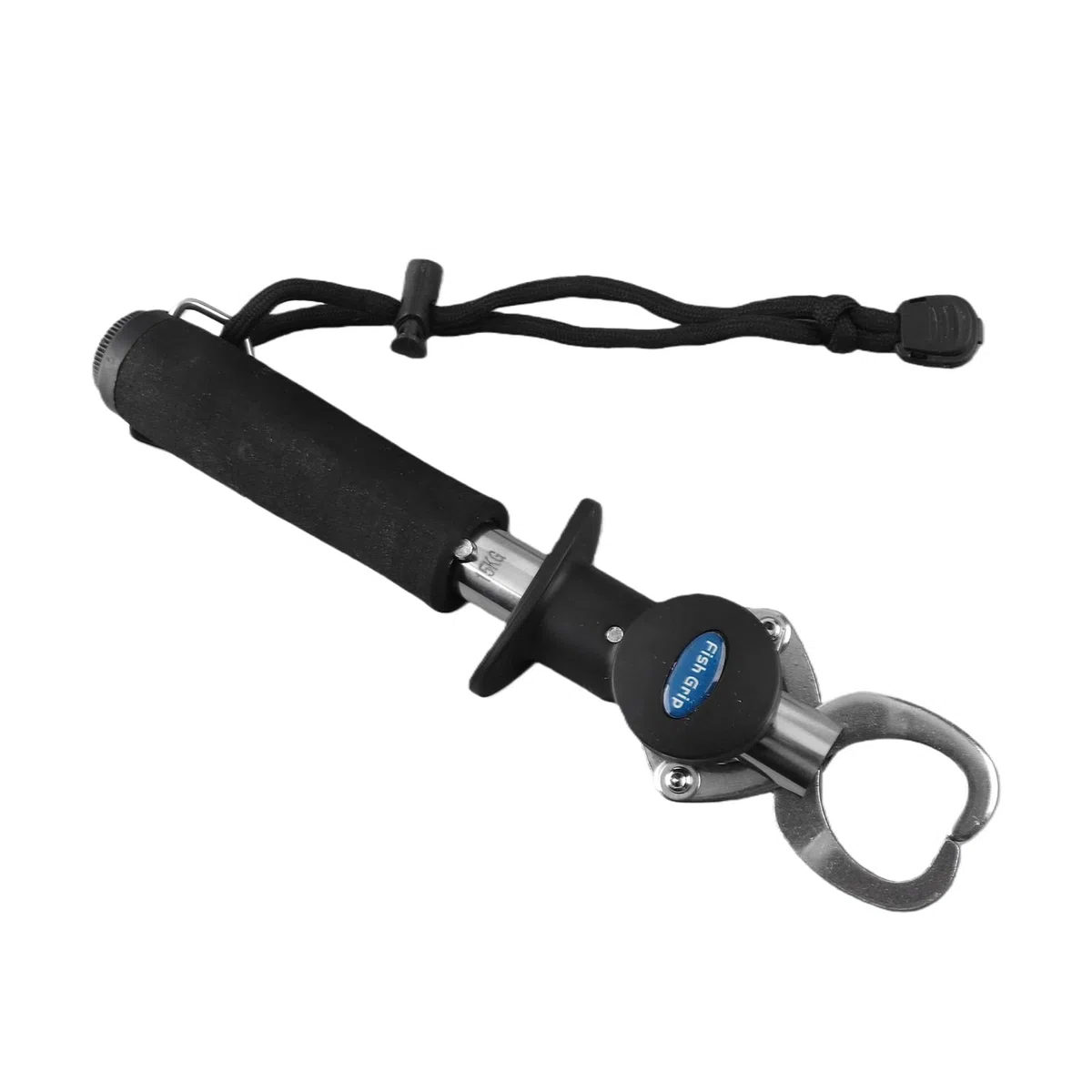 Dilwe Pinza de Pesca, Báscula de Pesaje de 15 Kg, Agarre de Pescado Digital, Agarrador de Labios de Pescado con Cinta Métrica