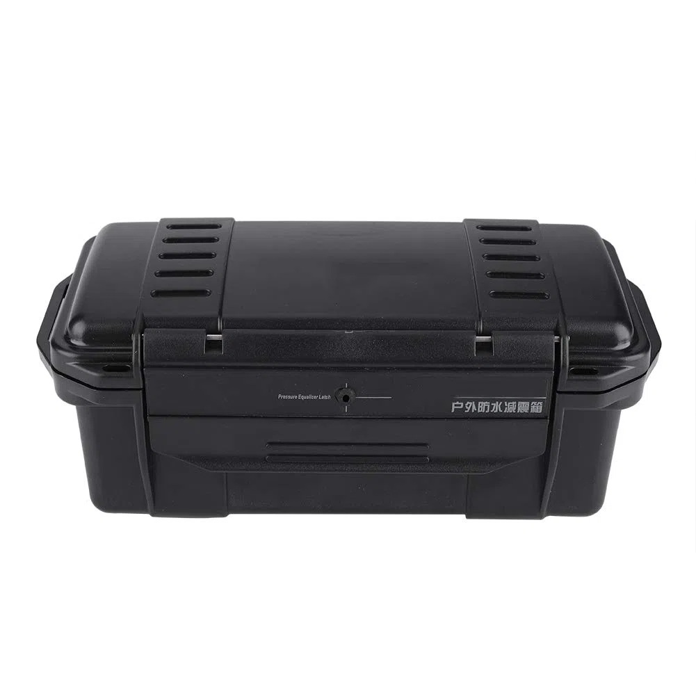 Estuche de almacenamiento impermeable, organizador de almacenamiento de estuches, caja sellada impermeable a prueba de golpes y a prueba de presión para exteriores, caja sellada impermeab