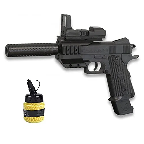 Pìstola Vigor B3 táctica (Muelle) | Pistola de Airsoft (Bolas de plástico 6mm) + biberón de munición