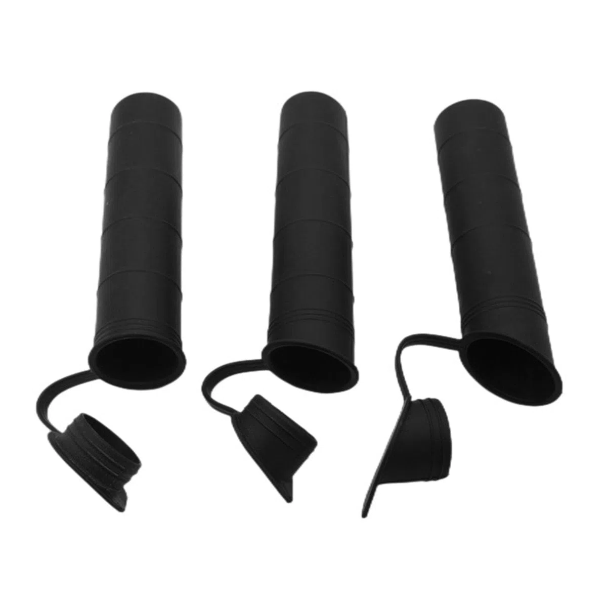 Tubo de Inserción para Soporte de Caña de Pescar con Funda Interior, Forro para Soporte de Caña de Pescar para Barco, Negro