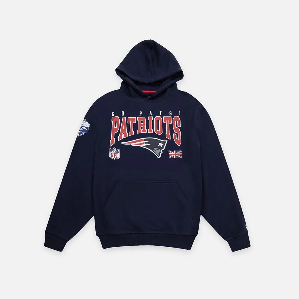 New England Patriots NFL Games Slogan Hoody New England Patriots Osb Sudadera con Capucha Unisex Adulto (Pack de 1)