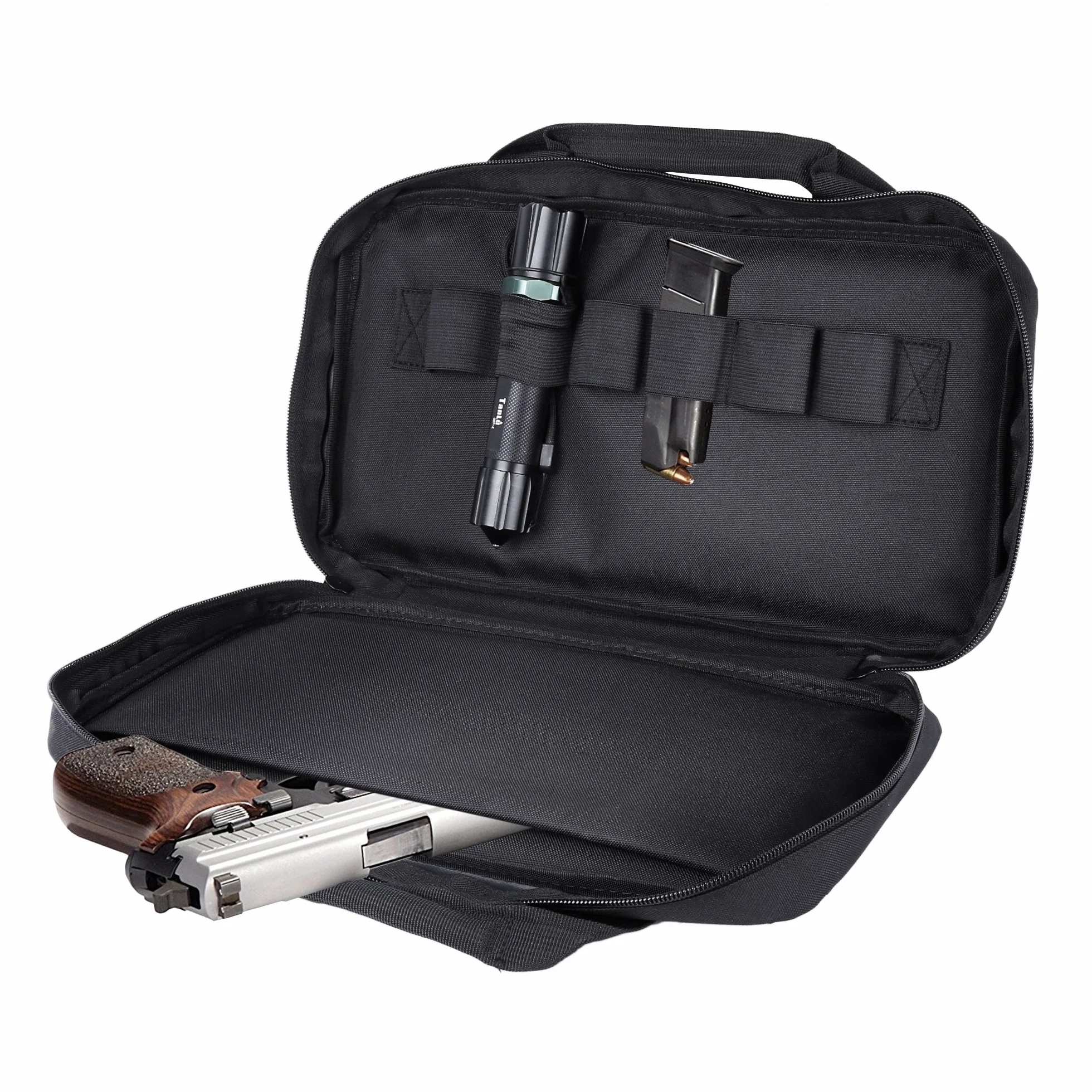 Huijukon Bolsa táctica para pistola 1000D nailon (negro)