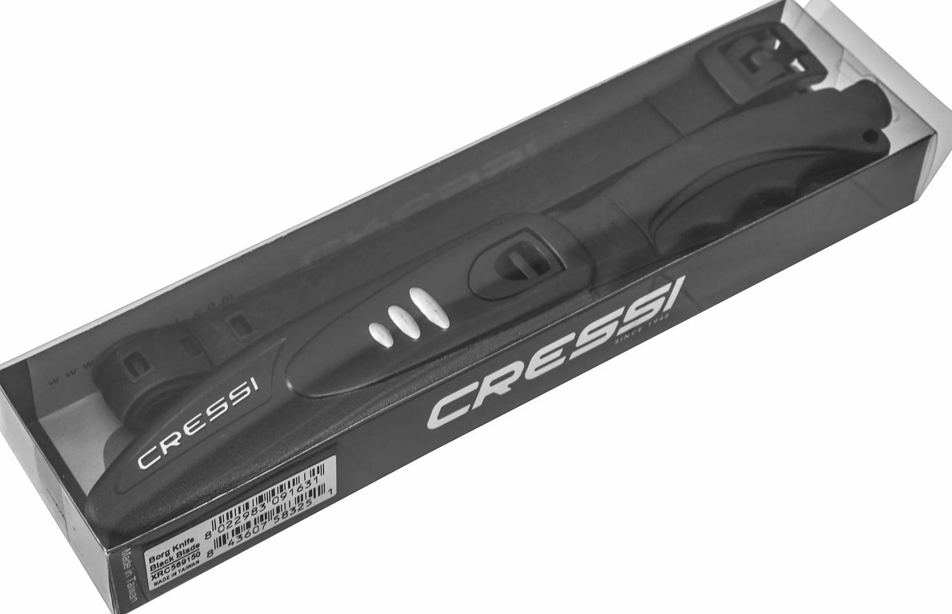 Cressi Borg Knife Cuchillo de Buceo Unisex Adulto Hoja 26.5 cm
