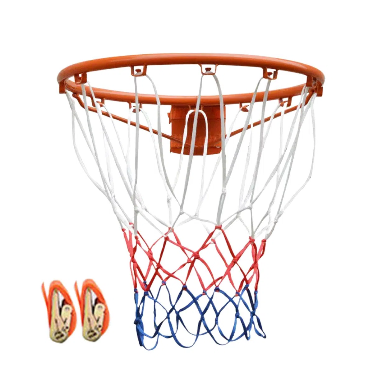 Canasta de baloncesto para adultos, canasta de baloncesto de acero, llanta de baloncesto multiusos de acero, borde de baloncesto resistente, resistente al desgaste, para patio trasero, entrada