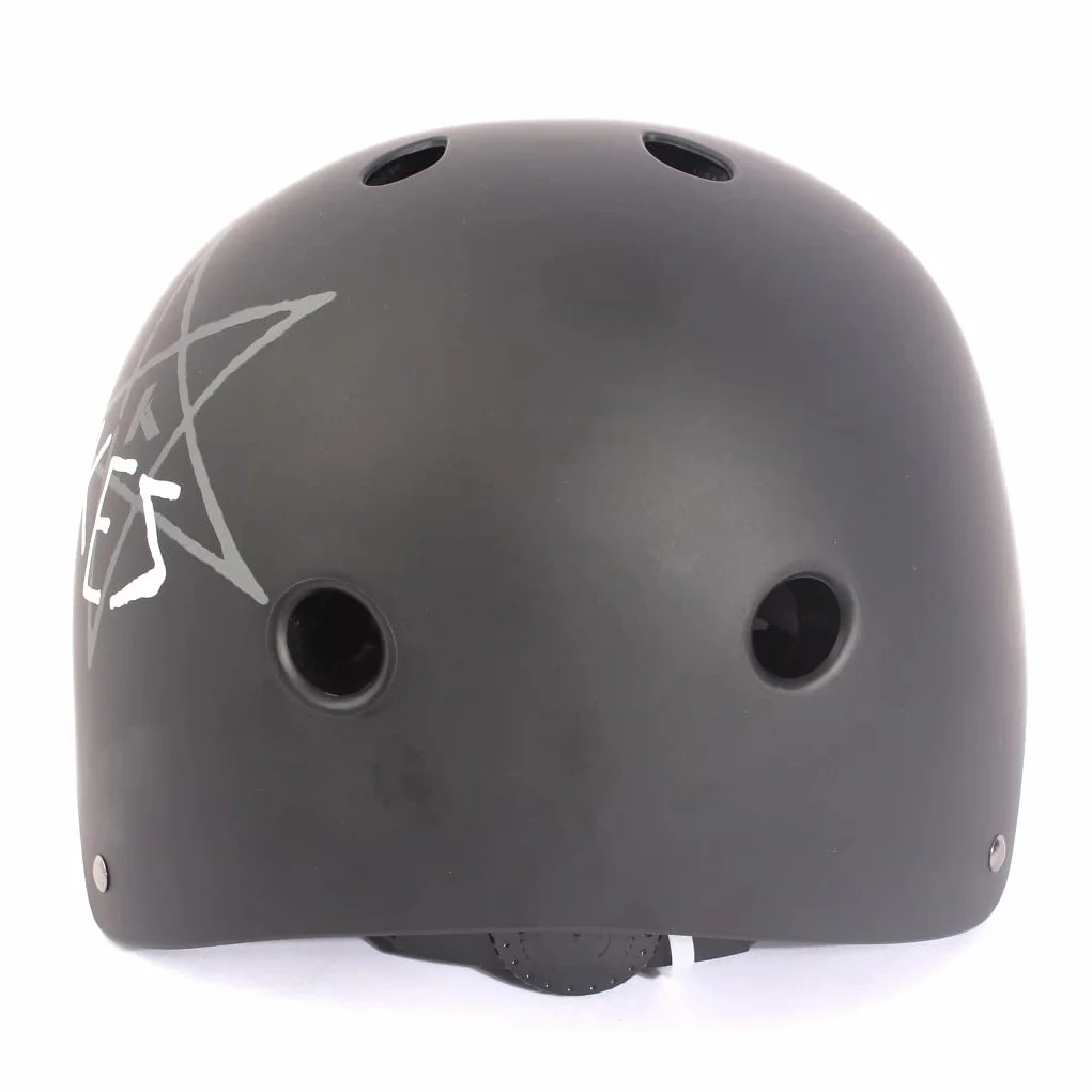 KHE Pro BMX Freestyle - Casco para niños, color negro mate, talla S 48-54 cm