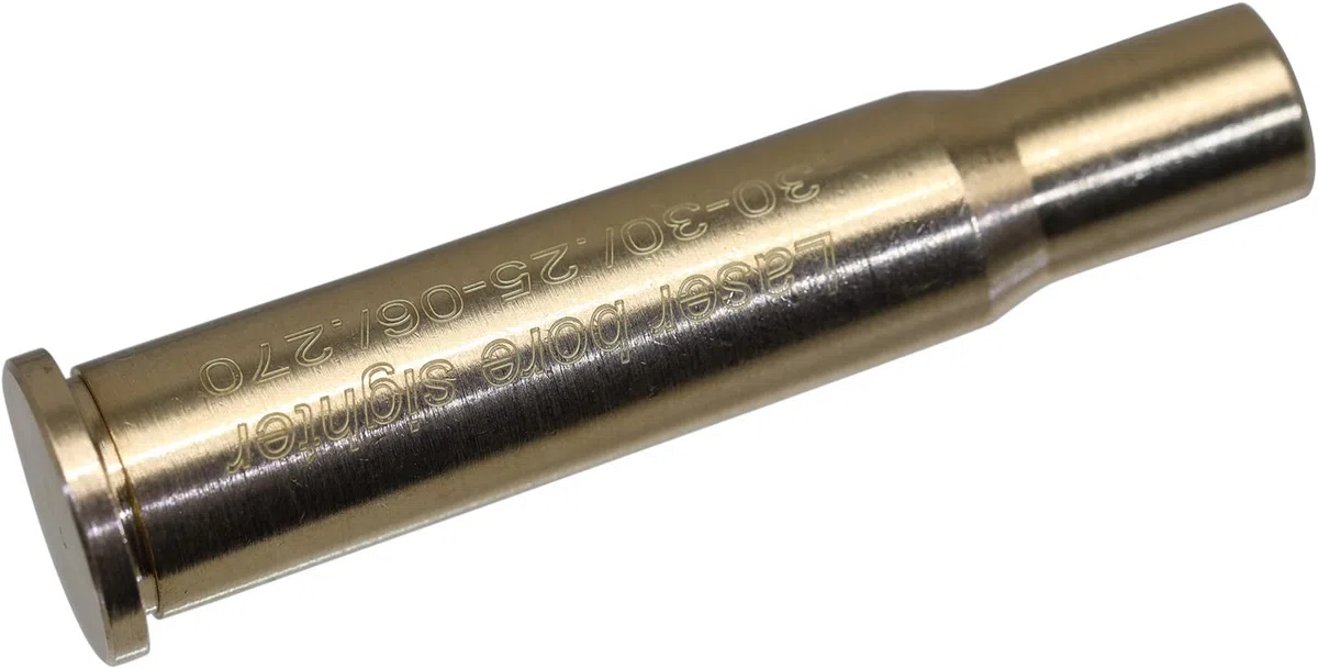 30-30/.25-06/.270 Bore Sight Red Dot Cartucho con 2 Juegos de baterías