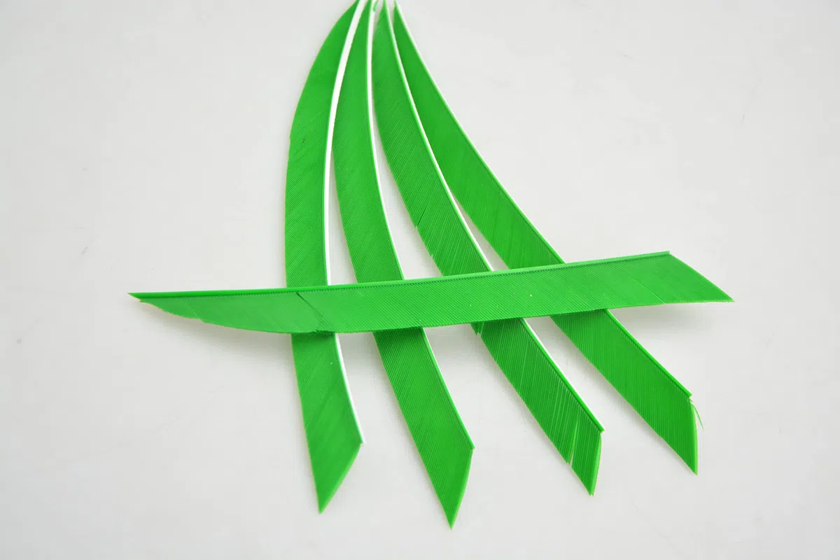 wolfman 50 Piezas Tiro con Arco Pluma Fletching de Flechas 5 Pulgadas Paletas de Pavo Natural ala Derecha para Caza Flecha de Orientación