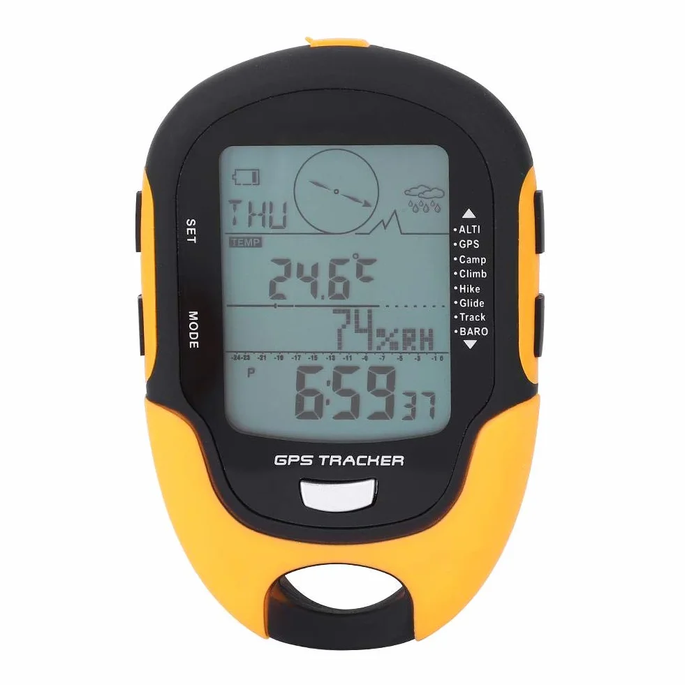 Crisis Altímetro Digital higrómetro USB portátil, barómetro Digital, barómetro Digital altímetro, para Senderismo, Escalada, Escalada para Aficionados al Aire