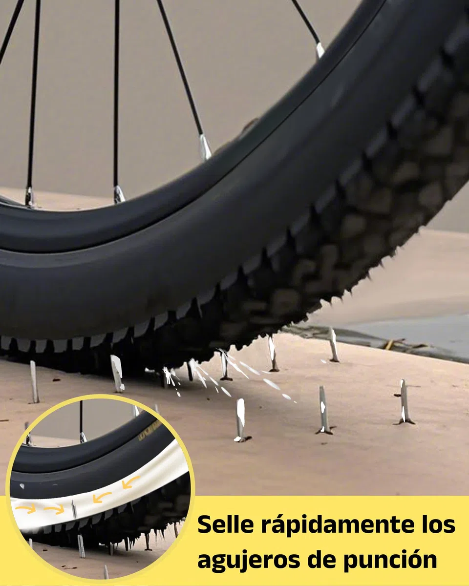CHUMXINY Liquido Tubeless, Liquido Antipinchazos Bicicleta Sella RáPidamente Perforaciones de hasta 6,5 mm, Liquido Antipinchazos para NeumáTicos De Bicicleta MTB,Carretera