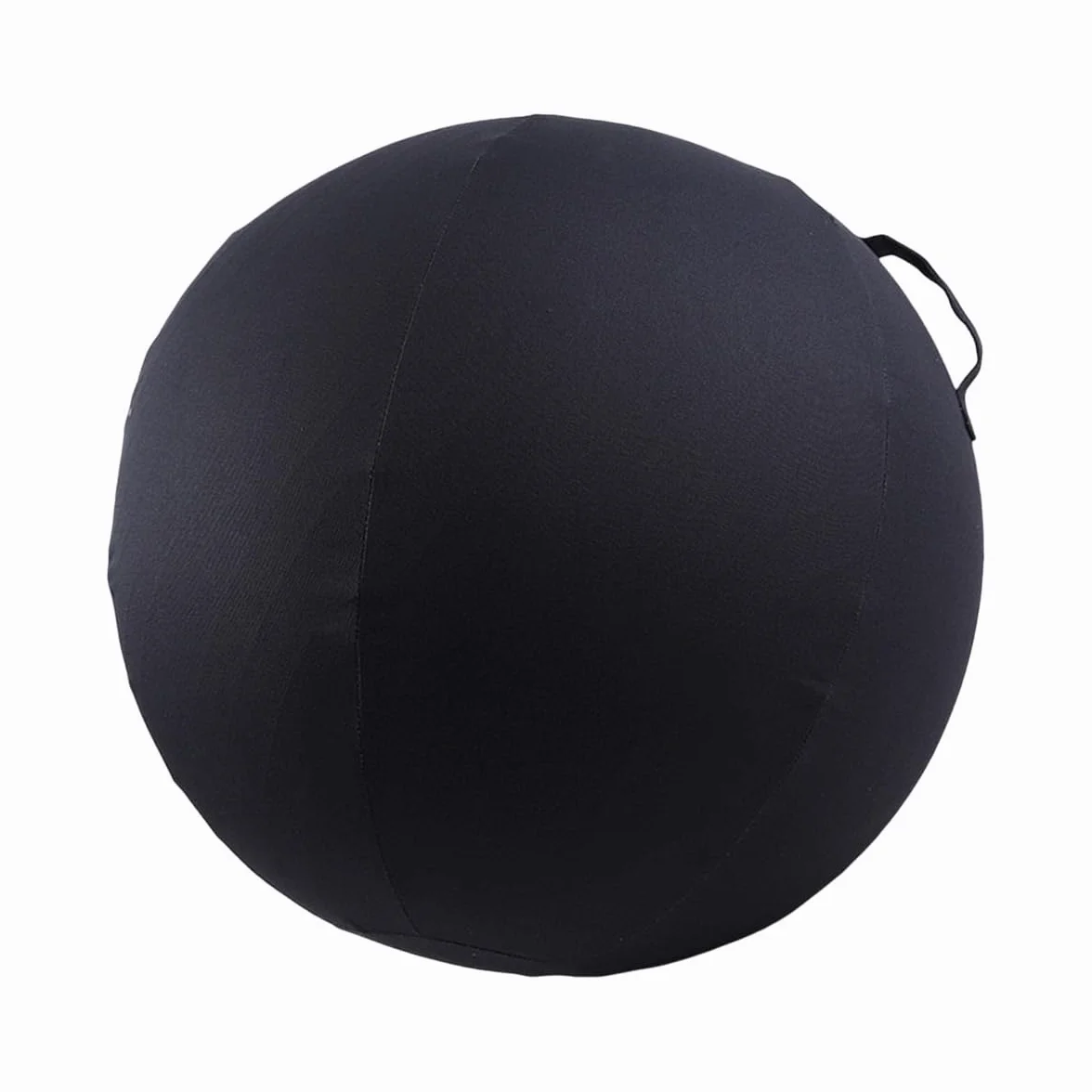 Funda protectora para pelotas de yoga de 65 cm, funda de tela de algodón transpirable con asa de transporte para entrenamiento físico (gris oscuro)