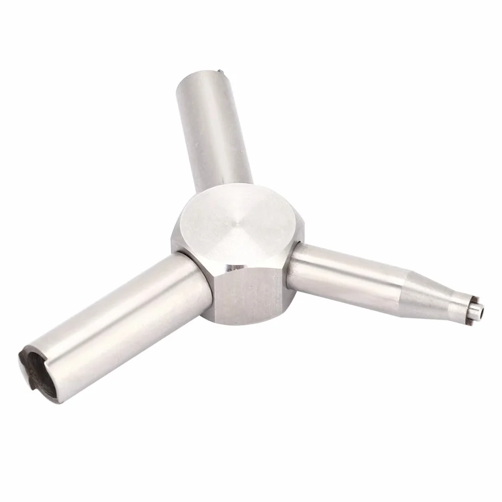 Llave de válvula, llave de válvula de elemento compatible con la herramienta de extracción de la válvula de carga de la revista Airsoft KSC WA GAS