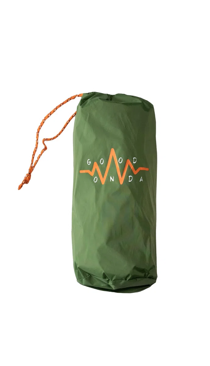 Colchoneta de Camping Autoinflable, Ultraligera, Verde, Inflado en 30 Segundos, con Bolsa de Transporte