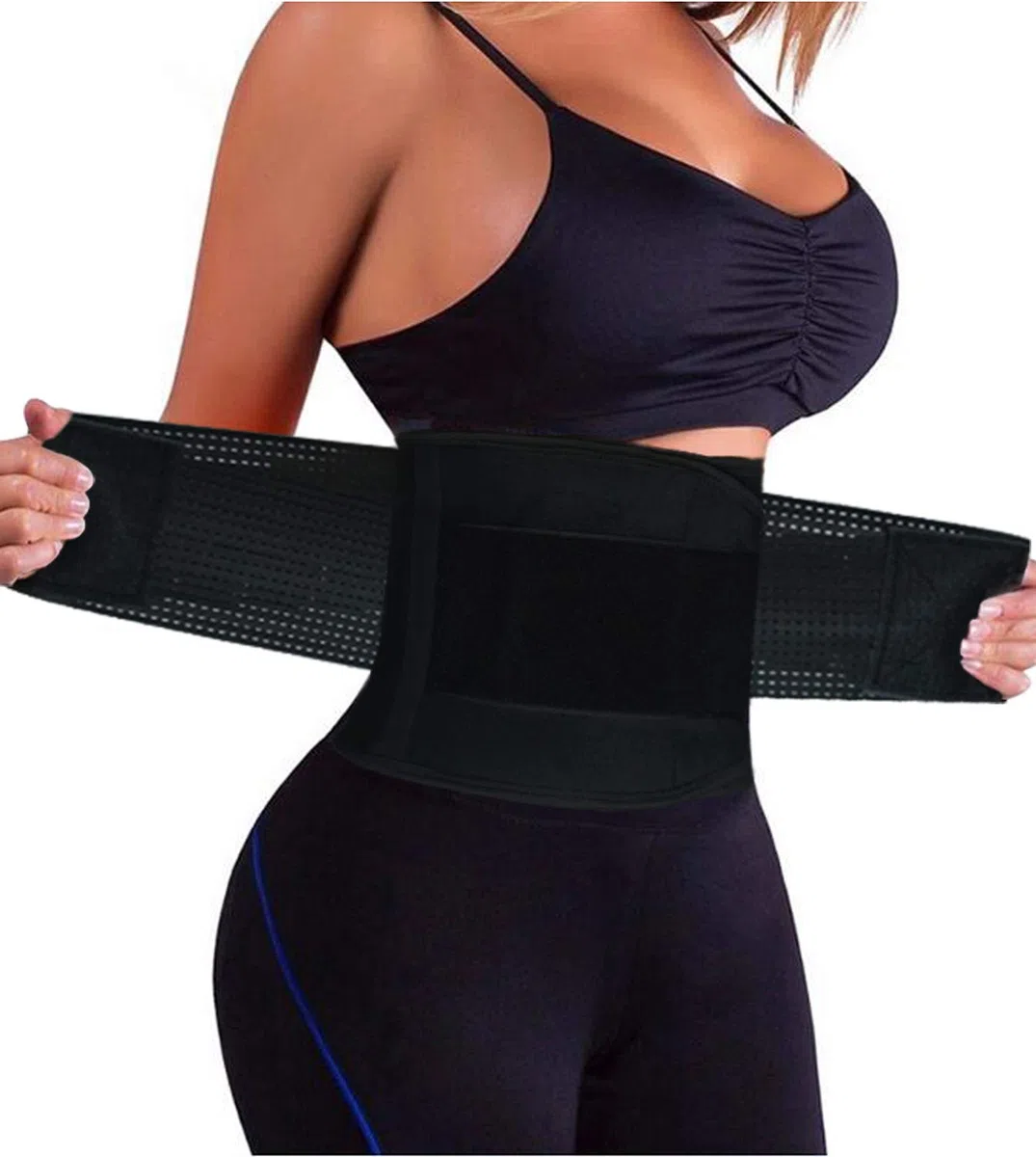 YIANNA Faja Reductora Mujer Abdominal Lumbar Fajas Reductoras Abdomen Adjustable para Deporte Fitness Postparto