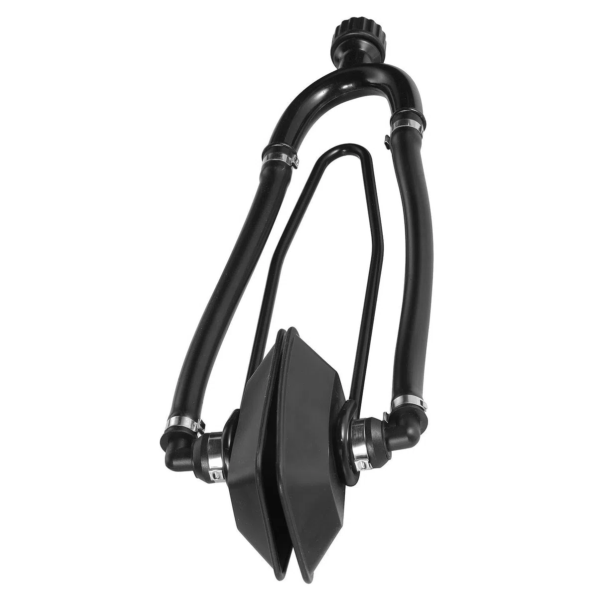 Attwood 16208-7 Orejeras de motor universales, doble entrada de agua para motores fuera borda, suministro de agua de 2 lados