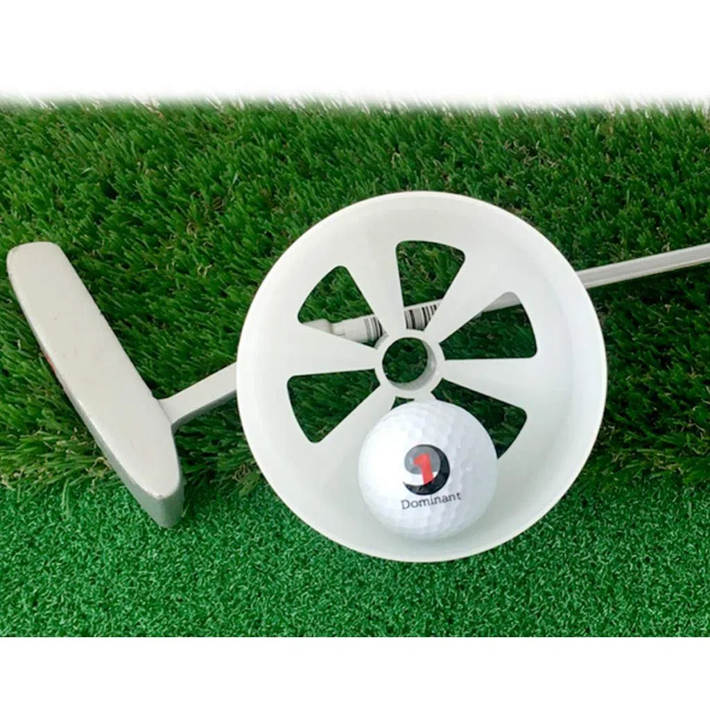 Milageto de 6 Copas para Golf con Accesorios, Diámetro de Copa de Hoyo para Golf 4.21 Pulgadas