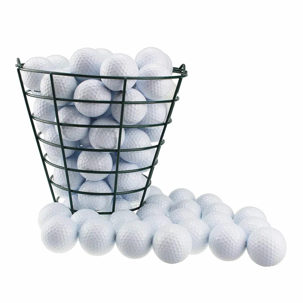Kofull Métal Golf Panier durable Balle de golf à nourriture Golf Accessoires 1 pièces en sac, store 50pcs balls