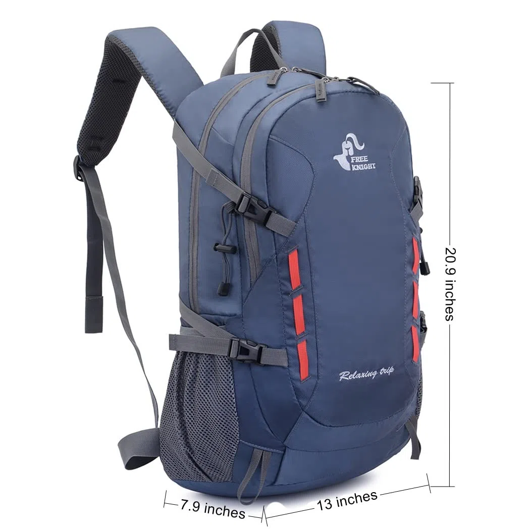 Bseash Mochila de Senderismo Ligera y Resistente al Agua, 40L, para Deportes al Aire Libre, Viajes, para Ciclismo, esquí, Turismo