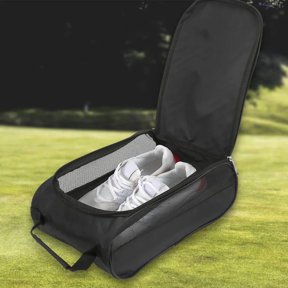 Bolsa de Zapatos de Golf, Gran Capacidad portátil Bolsa para Calzado Nylon Duradero Transpirable for golfistas viajeros y Deportistas en Clubes Viajes Diarios