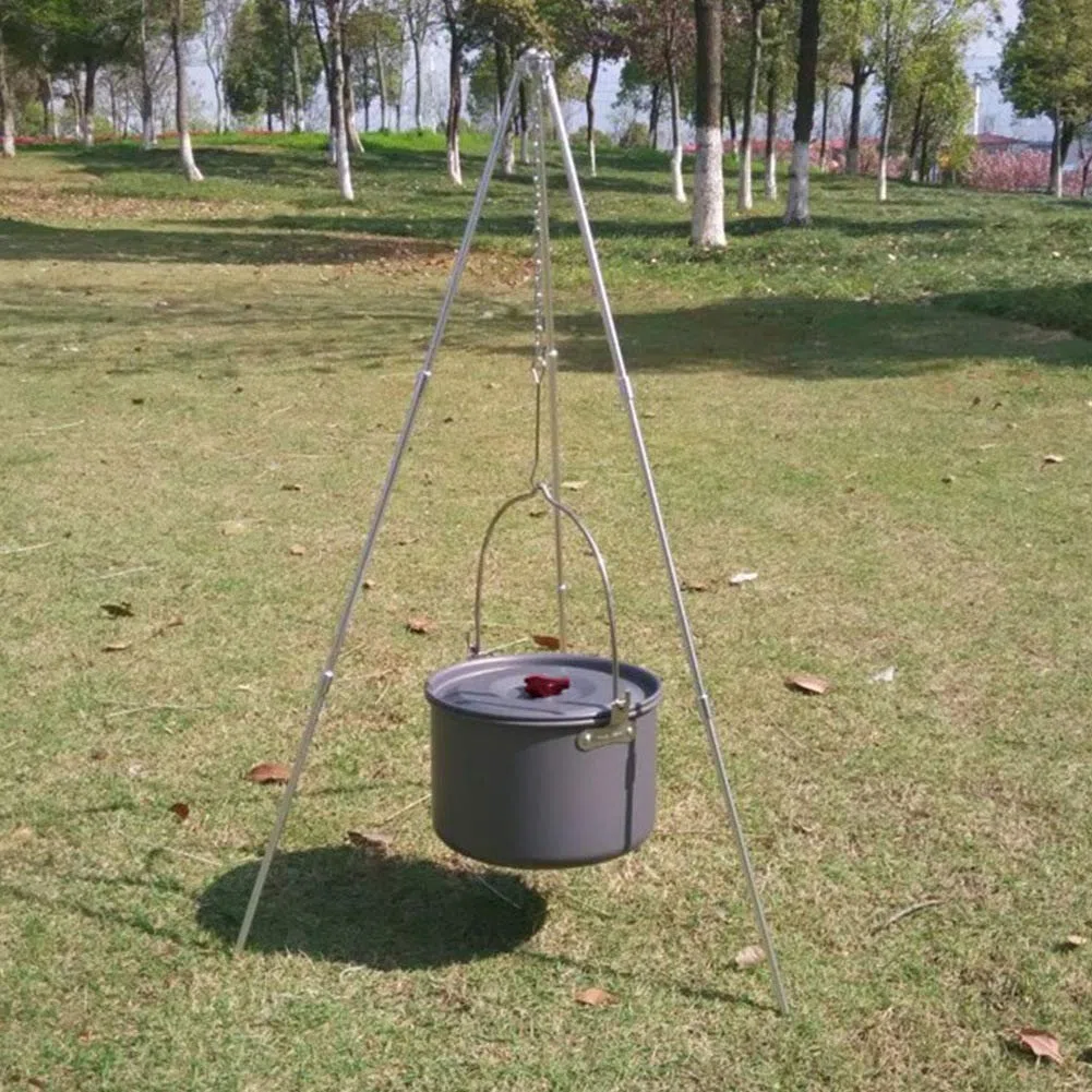 Fyearfly Olla antiadherente para cocinar al aire libre, ligera y duradera, fácil de limpiar