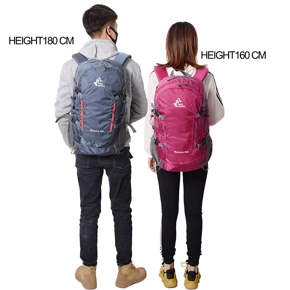 Bseash Mochila de Senderismo Ligera y Resistente al Agua, 40L, para Deportes al Aire Libre, Viajes, para Ciclismo, esquí, Turismo