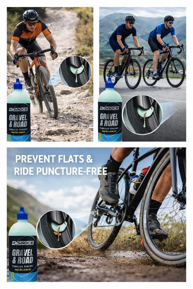 X- Sauce Sellante Tubeless Gravel & Road + Kit obus