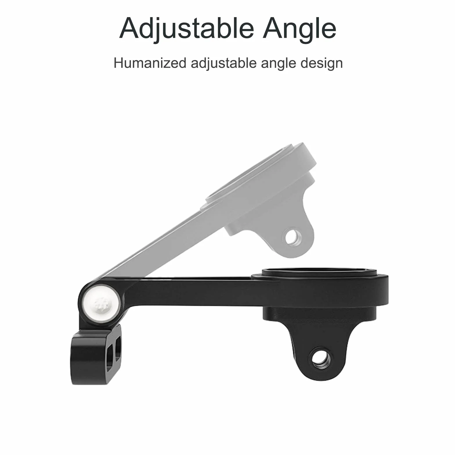 Soporte ajustable para bicicleta de carretera (aleación de aluminio) compatible con Garmin Edge, Wahoo Elemnt, Bryton, Cateye, cámara GoPro y lámpara