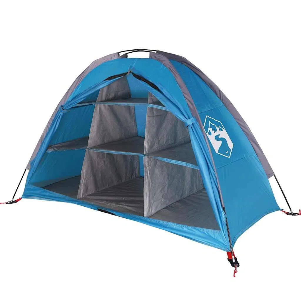 vidaXL Tienda de Almacenaje 9 Compartimentos Impermeable Toldo Carpa Refugio