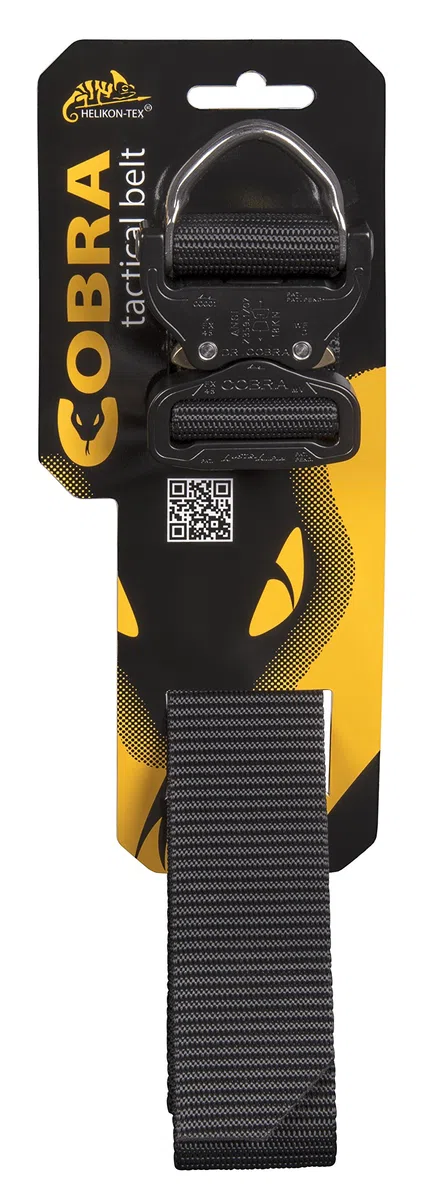 Helikon Hombres Cobra D-Ring (FX45) Táctica Cinturón Negro