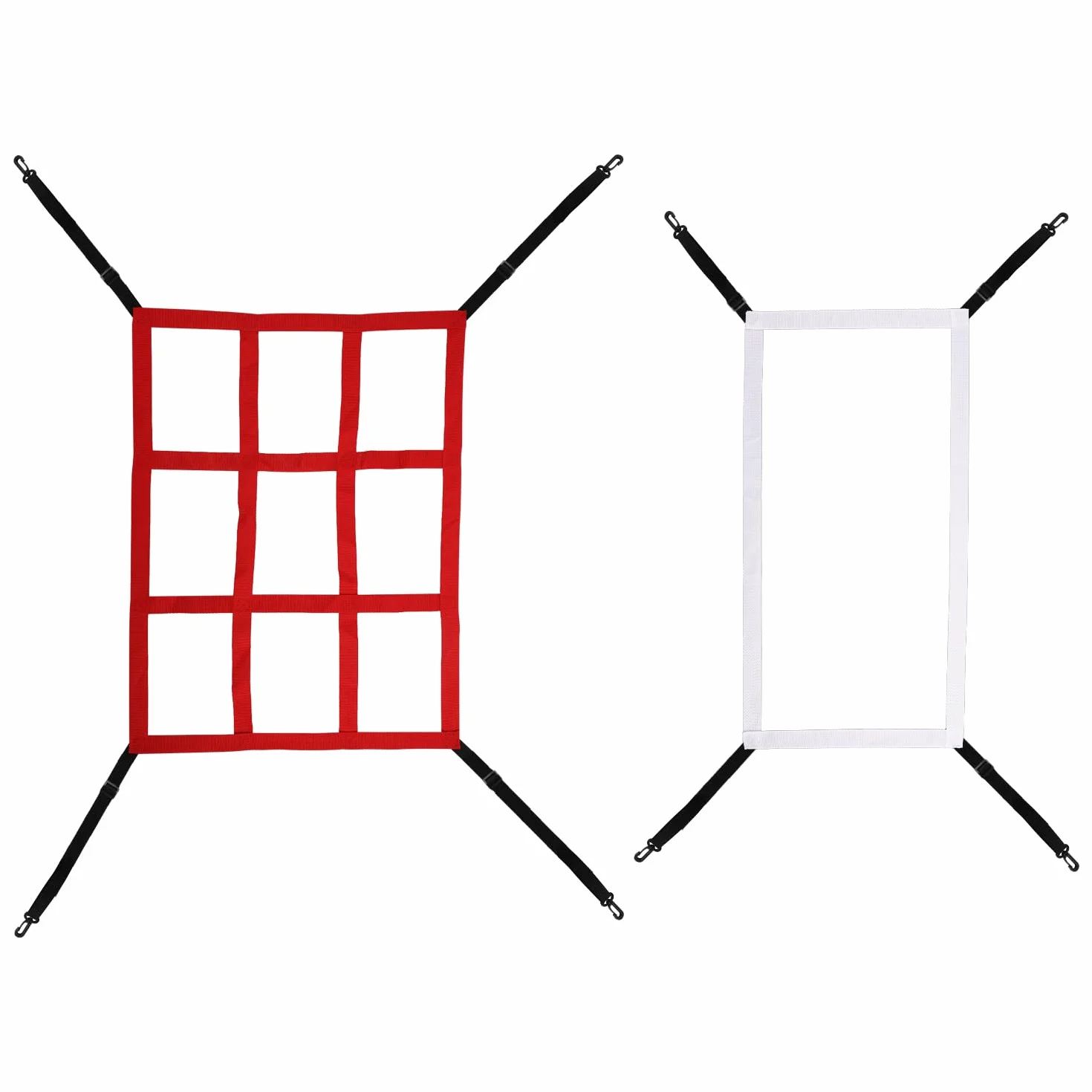 2 Piezas Red de Práctica de Béisbol, Red de Práctica de Béisbol de Zona de Golpe Ajustable con Zona Golpe Red Zona Golpe de Béisbol para Practicar Lanzamiento de Entrenamiento de Precisión