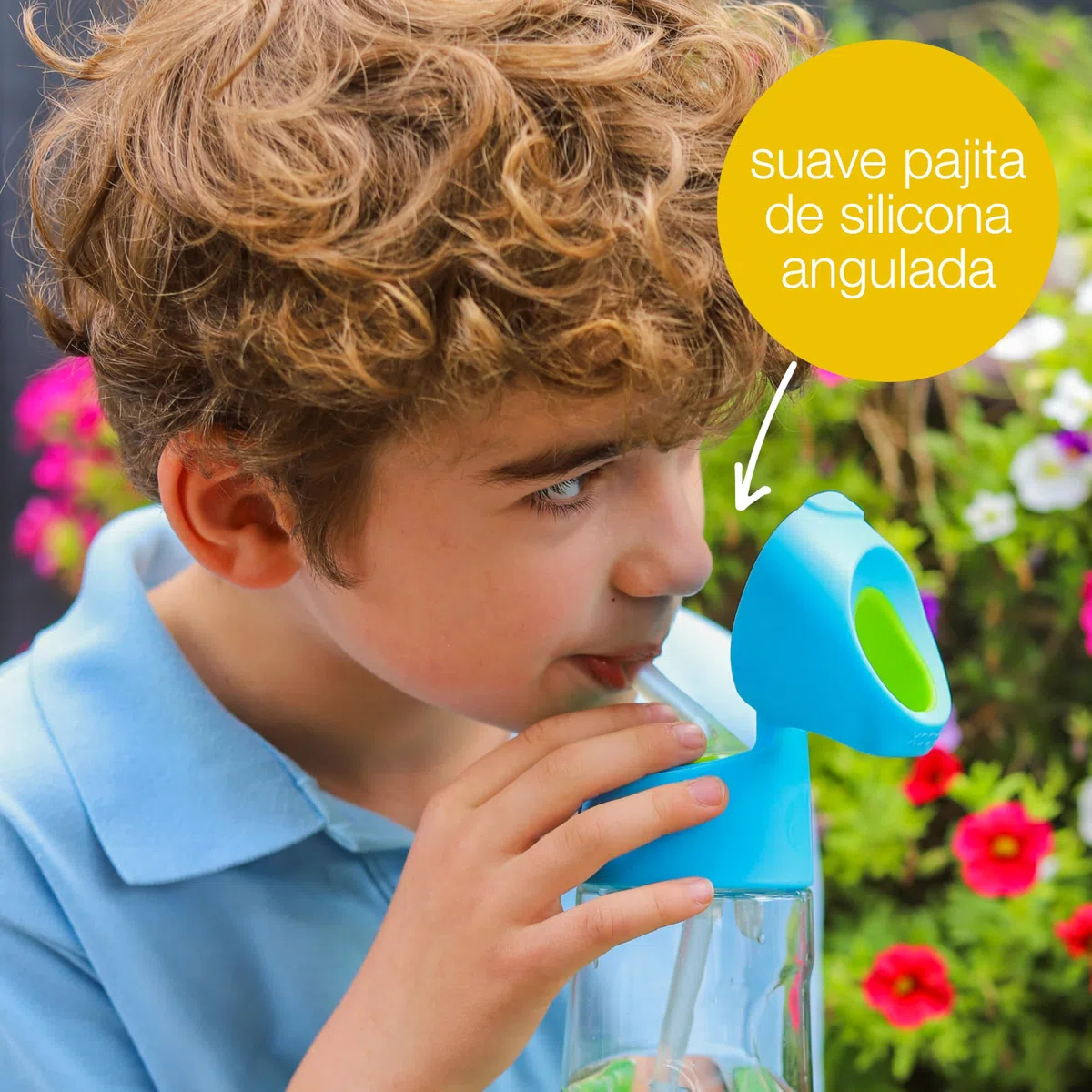 b.box Tritan - Botella de agua y bebida | Botella de fácil agarre y tapa a prueba de fugas | Diseño moderno y moderno apto para niños, mejor para después de la taza para beber | 600 ml/20