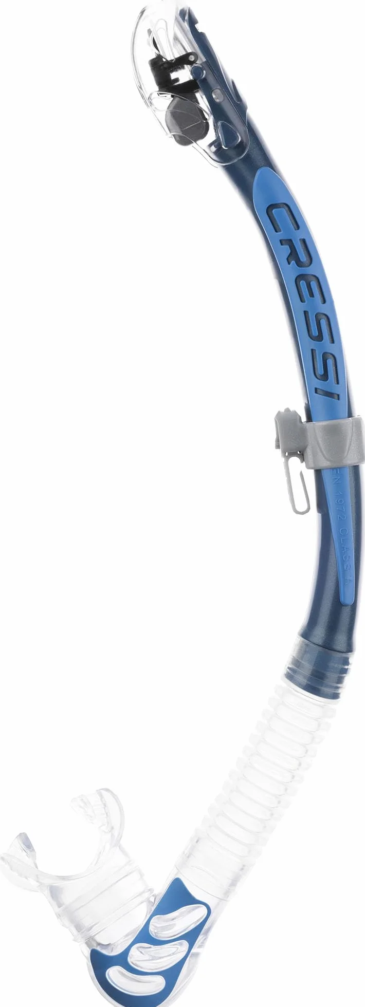 Cressi Alpha Ultra Dry Snorkel - Tubo Seco para Buceo, Apnea y Snorkel, Talla Única Unisex