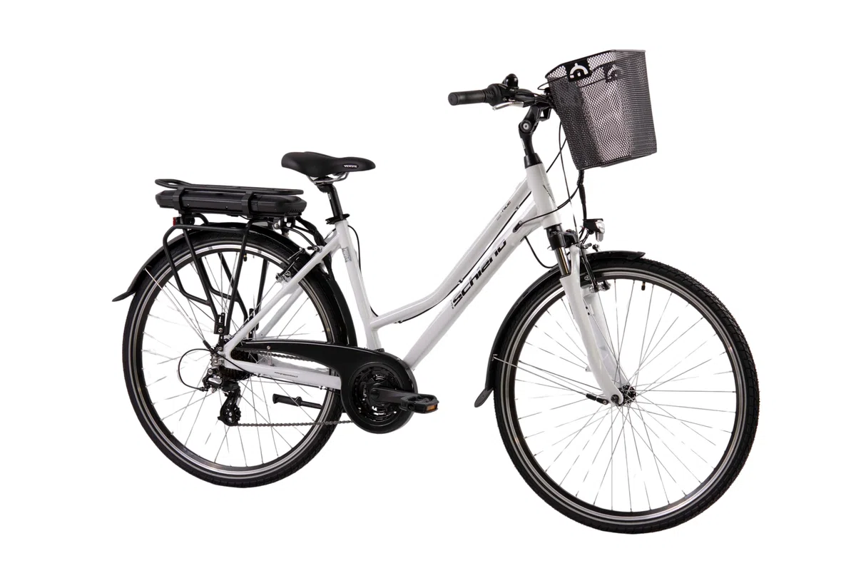 F.lli Schiano E-Ride, Bicicleta Electrica de Trekking, 28", Batería 36V 10.4Ah Extraíble, Motor 250W 40Nm, Bici Electrica Urbana, Unisex Adulto