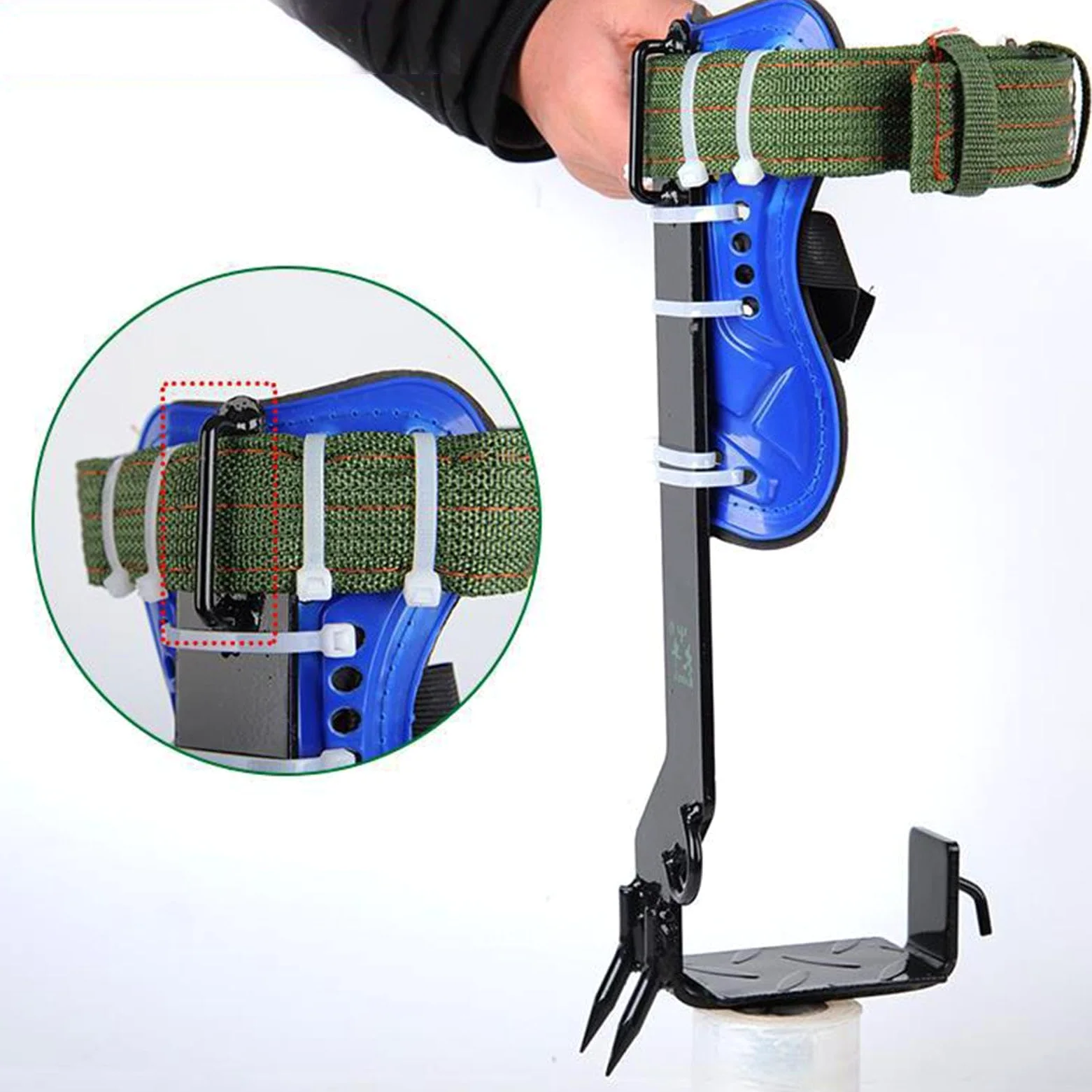 Juego De Púas para Trepar Árboles - Espuelas para Trepar Árboles, Herramientas Profesionales para Trabajar con Árboles con Púas | Pedal Antideslizante Equipo De Escalada con Púas Ajustable, Equipo