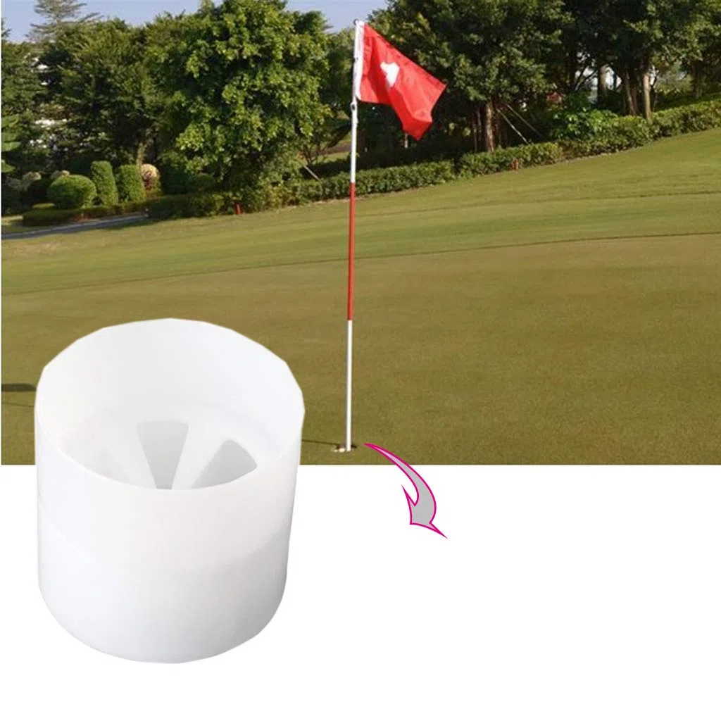 Milageto de 6 Copas para Golf con Accesorios, Diámetro de Copa de Hoyo para Golf 4.21 Pulgadas