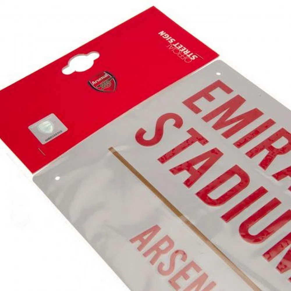 Letrero de calle del Arsenal FC