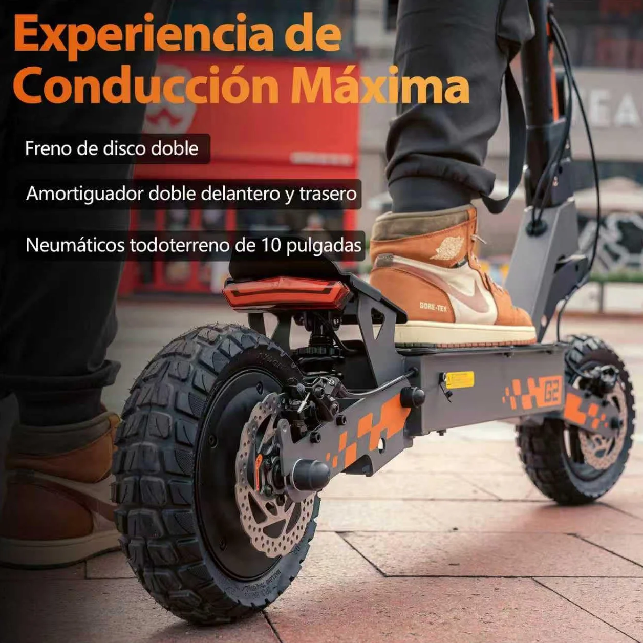Kukirin G2 Patinete Eléctrico Adultos, Electric Scooter, Autonomia 55KM,NeumÃticos de 10",Freno de Disco,Aleación de Aluminio,3 Modos de Conducción, Carga120KG