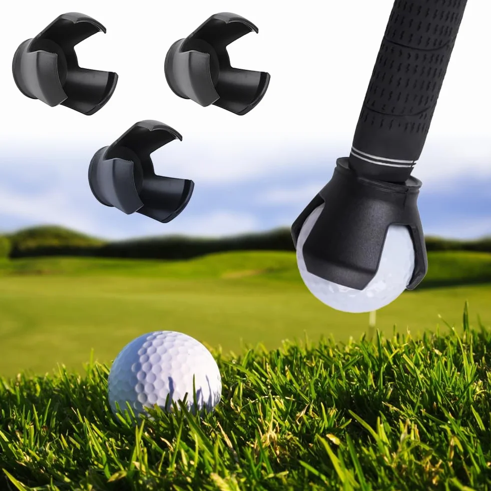 Joyzan Herramienta de Accesorios Golf Putter Garra Recuperador Pelota, Recogedor Pelotas Golf Ball Retriever Recuperación Ventosa Succión Pelota Ayudas Entrenamiento Recoge Bolas Recogida Recoger 3pcs