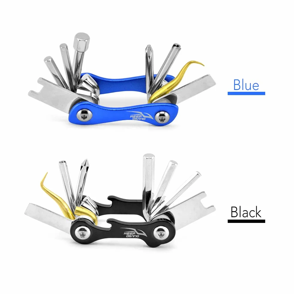 Herramienta de reparación de Buceo 8 en 1,Herramienta de Buceo Multifuncional,Paquete de Herramientas de Buceo,Kit de Herramientas para Buceo y Snorkel,Herramienta de Buceo